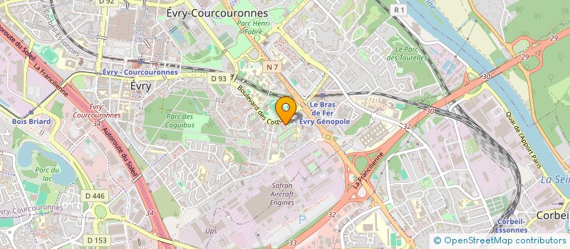 localisation de l'entreprise MONSIEUR ZADY OURAGA à EVRY-COURCOURONNES