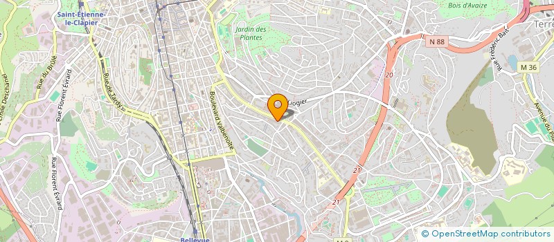 localisation de l'entreprise MONSIEUR ZAENM AHMED ABDOU  SAINT-ETIENNE