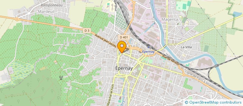 localisation de l'entreprise MONSIEUR ZAFAR MALIK  EPERNAY