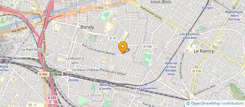 localisation de l'entreprise MONSIEUR ZAFAR SAYYED  BONDY