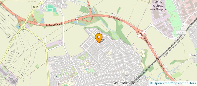 localisation de l'entreprise MONSIEUR ZAFAR ZEESHAN  GOUSSAINVILLE