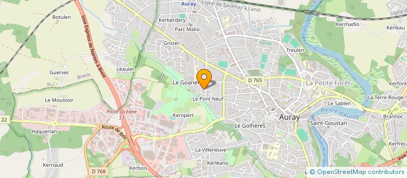 localisation de l'entreprise MONSIEUR ZAFER AGBAL à AURAY