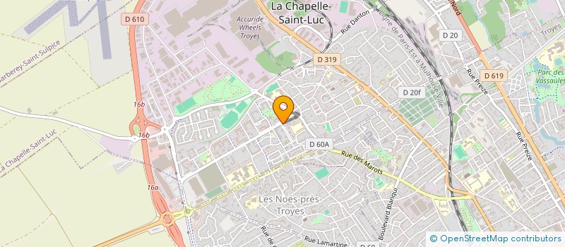 localisation de l'entreprise MONSIEUR ZAFER KILIC à LA CHAPELLE-SAINT-LUC
