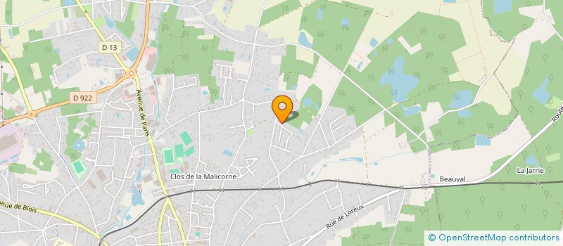 localisation de l'entreprise MONSIEUR ZAFER YALVAC  ROMORANTIN-LANTHENAY