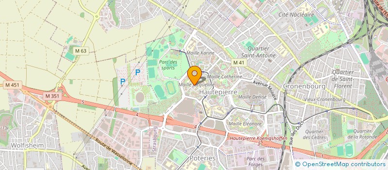 localisation de l'entreprise MONSIEUR ZAFER YESILYAPRAK à STRASBOURG