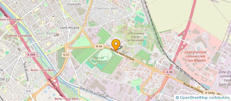 localisation de l'entreprise MONSIEUR ZAHED QURAISHI  REIMS