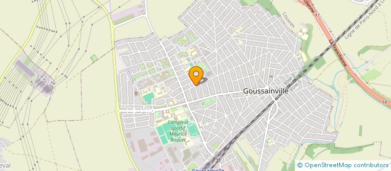 localisation de l'entreprise MONSIEUR ZAHEER ASLAM  GOUSSAINVILLE