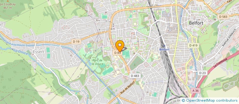 localisation de l'entreprise MONSIEUR ZAHER EDDINE IKHLEF  BELFORT