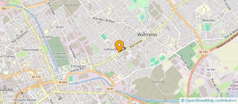 localisation de l'entreprise MONSIEUR ZAHERDINE GOUMANOUZ à WATTRELOS