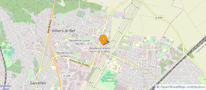 localisation de l'entreprise MONSIEUR ZAHID AHMADZAI  VILLIERS-LE-BEL