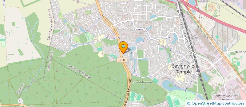 localisation de l'entreprise MONSIEUR ZAHID AHSAN  SAVIGNY-LE-TEMPLE