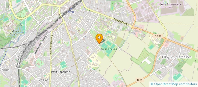 localisation de l'entreprise MONSIEUR ZAHID ORIAKHIL à ARRAS