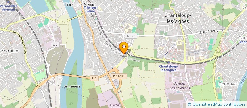 localisation de l'entreprise MONSIEUR ZAHIDULLAH AYOUBI  TRIEL-SUR-SEINE