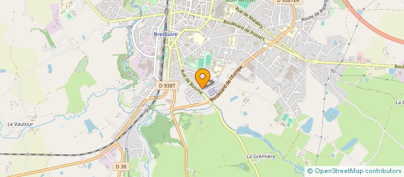 localisation de l'entreprise MONSIEUR ZAHIDULLAH MOHAMMADI  BRESSUIRE