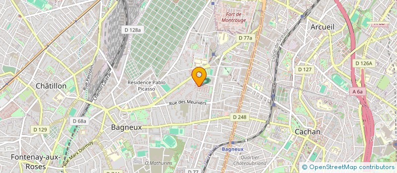 localisation de l'entreprise MONSIEUR ZAHIM HARKATI à BAGNEUX