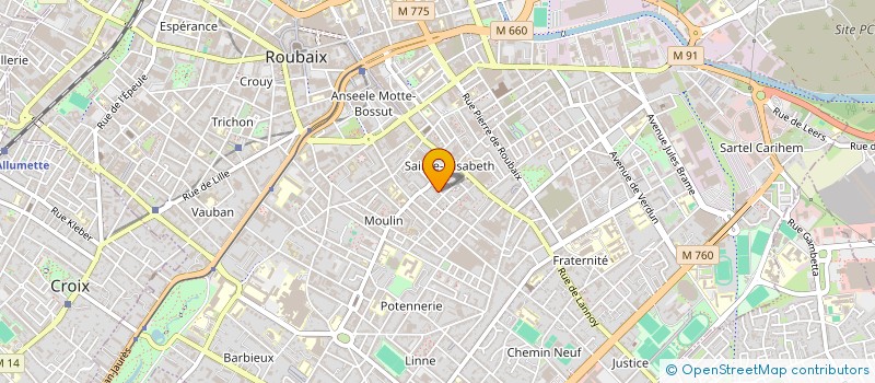 localisation de l'entreprise MONSIEUR ZAHIR ARBANE  ROUBAIX