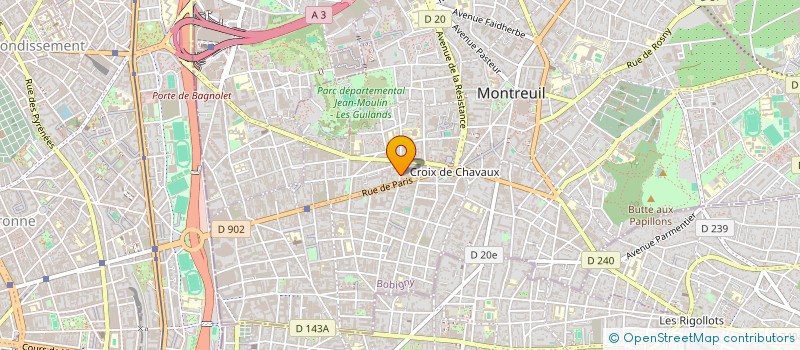 localisation de l'entreprise MONSIEUR ZAHIR AYACHE à MONTREUIL