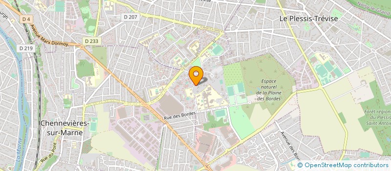 localisation de l'entreprise MONSIEUR ZAHIR BACHIRI à CHENNEVIERES-SUR-MARNE