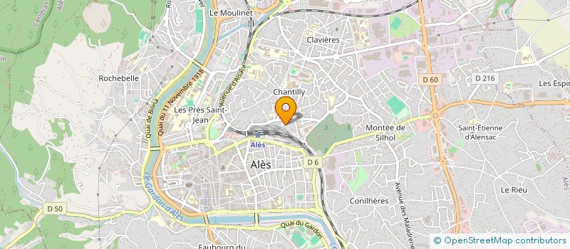 localisation de l'entreprise MONSIEUR ZAHIR BAHLOUL à ALES