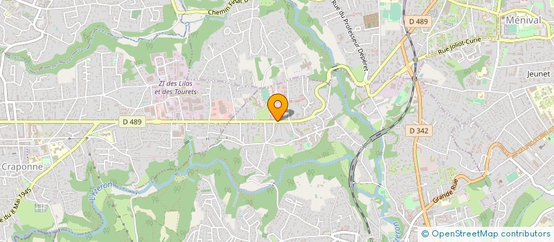 localisation de l'entreprise MONSIEUR ZAHIR BENSALEM  LES ROCHES-DE-CONDRIEU