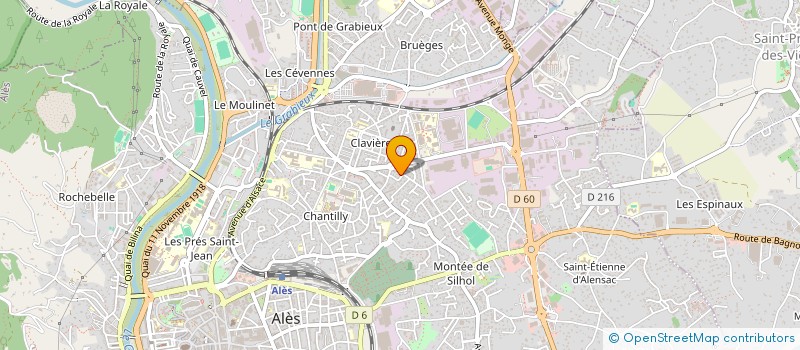 localisation de l'entreprise MONSIEUR ZAHIR BENSALEM à ALES