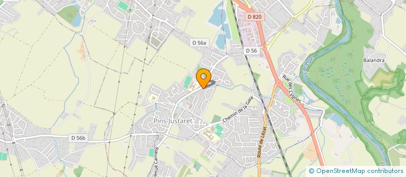 localisation de l'entreprise MONSIEUR ZAHIR BENSALEM  PINS-JUSTARET