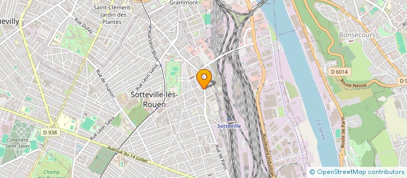 localisation de l'entreprise MONSIEUR ZAHIR CHETOUANE  LE PETIT-QUEVILLY