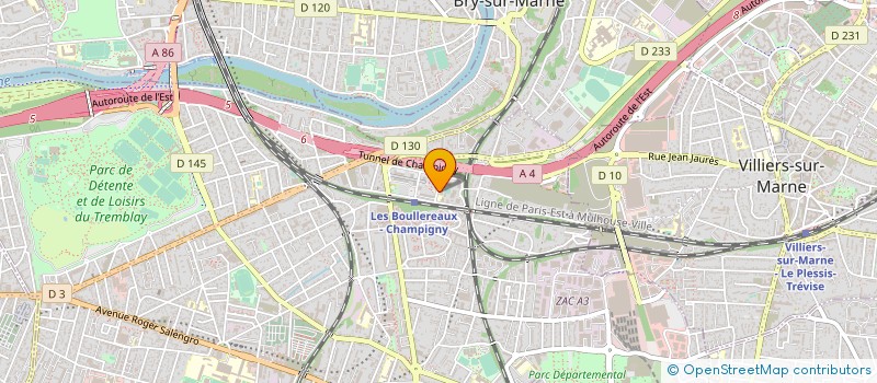 localisation de l'entreprise MONSIEUR ZAHIR DAHDAH à CHAMPIGNY-SUR-MARNE