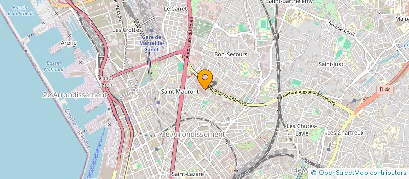 localisation de l'entreprise MONSIEUR ZAHIR FERROUDJ à MARSEILLE
