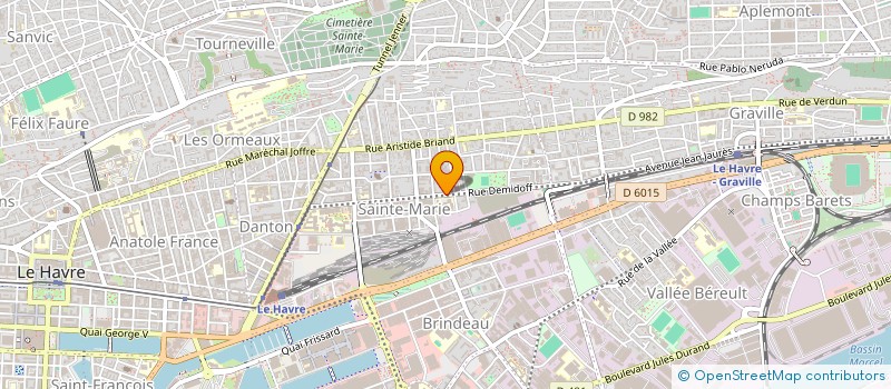 localisation de l'entreprise MONSIEUR ZAHIR GUESMI à LE HAVRE