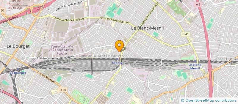 localisation de l'entreprise MONSIEUR ZAHIR NAMMAR  DRANCY