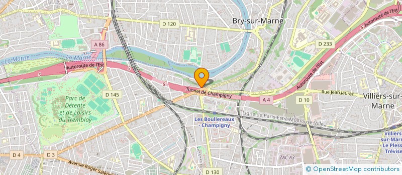 localisation de l'entreprise MONSIEUR ZAHIR RAHMANI  CHAMPIGNY-SUR-MARNE