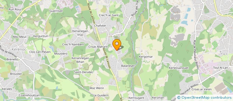 localisation de l'entreprise MONSIEUR ZAHIR SI HADJ MOHAND  TREGASTEL