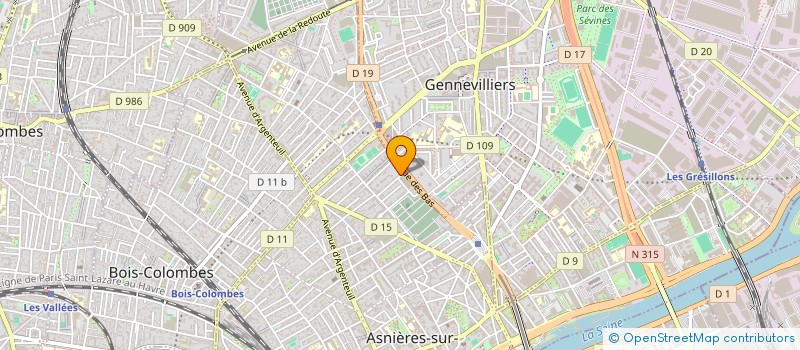 localisation de l'entreprise MONSIEUR ZAHIR TABTI à ASNIERES-SUR-SEINE