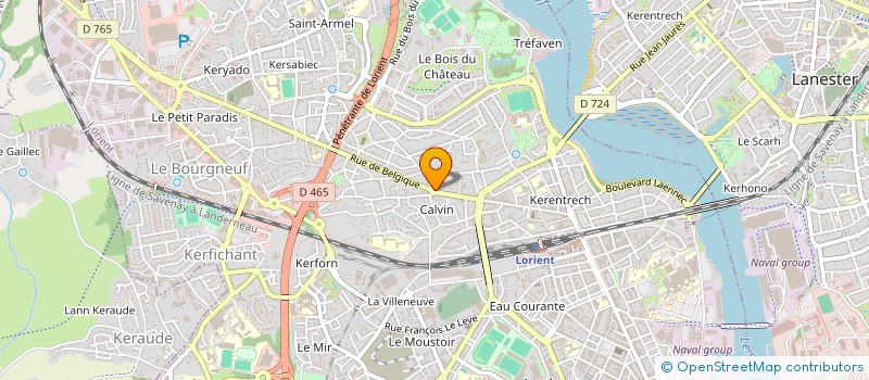 localisation de l'entreprise MONSIEUR ZAHIRULLAH SAFI  LORIENT