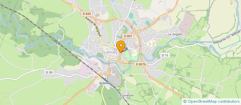 localisation de l'entreprise MONSIEUR ZAHIRULLAH SAYED  GRAMAT