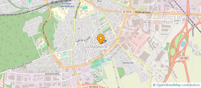 localisation de l'entreprise MONSIEUR ZAHOOR AHMED à EVREUX