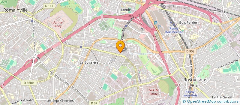 localisation de l'entreprise MONSIEUR ZAHRA ABERBOUR  MONTREUIL