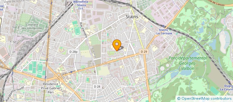 localisation de l'entreprise MONSIEUR ZAHREDDINE AZZOUG à STAINS