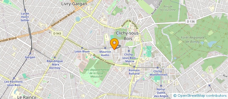 localisation de l'entreprise MONSIEUR ZAHUI DASSE RADIGUEZ à CLICHY-SOUS-BOIS