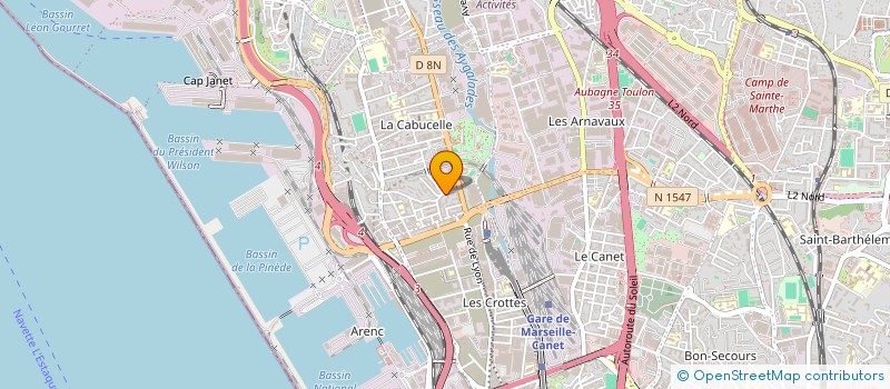localisation de l'entreprise MONSIEUR ZAID BOUDIA à MARSEILLE