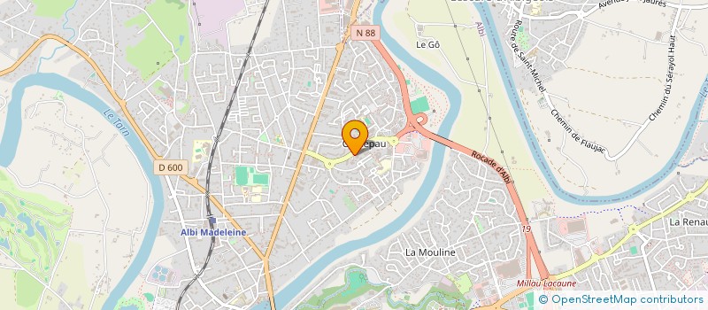 localisation de l'entreprise MONSIEUR ZAID CHAAMBI à ALBI