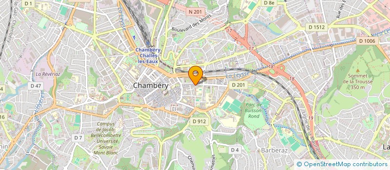 localisation de l'entreprise MONSIEUR ZAID DAURIN  CHAMBERY