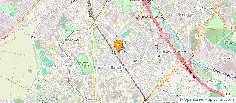 localisation de l'entreprise MONSIEUR ZAID EL HACHEMI  REIMS