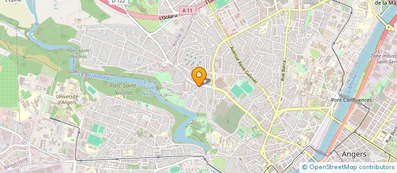 localisation de l'entreprise MONSIEUR ZAID HMAMOUCH  ANGERS