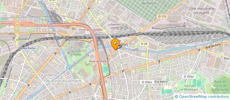 localisation de l'entreprise MONSIEUR ZAID ROOPUN à PANTIN