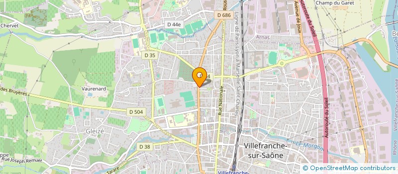 localisation de l'entreprise MONSIEUR ZAIDI REGUIG  VILLEFRANCHE-SUR-SAONE