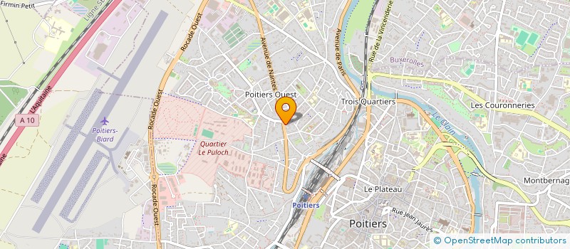 localisation de l'entreprise MONSIEUR ZAIDOU COLO  POITIERS