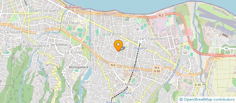 localisation de l'entreprise MONSIEUR ZAIDOU HOUMADI à SAINT-DENIS