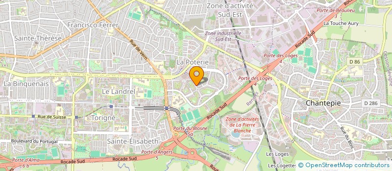 localisation de l'entreprise MONSIEUR ZAIDOU OIZIRI  RENNES